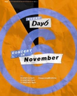 DAY6コンサートチケット代行【Every DAY6 Concert in NOVEBER】