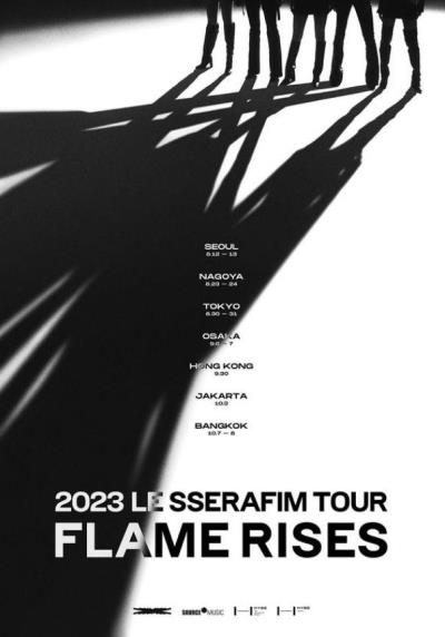LE SSERAFIM韓国ソウルコンサート2023チケット代行受付開始！