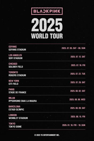BLACK PINK韓国コンサート2025