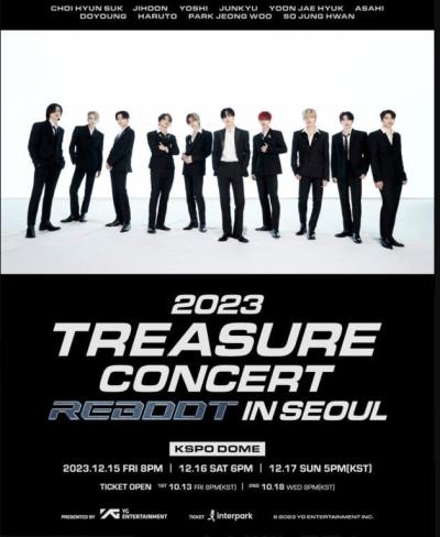 TREASURE 韓国ソウルコンサート2023