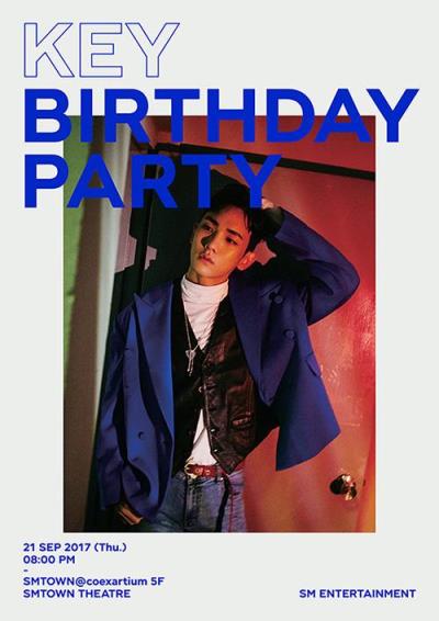 SHINEE KEYセンイルパーティーチケット代行【 KEY BIRTHDAY PARTY】