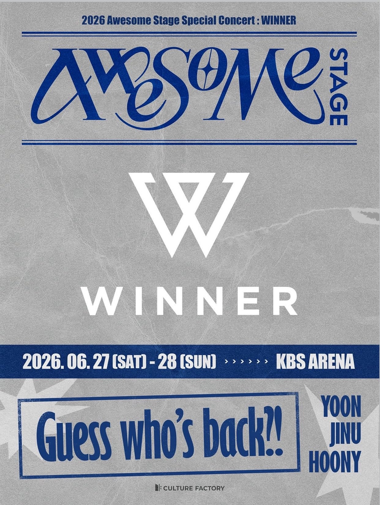 2026 AWESOME STAGE SPECIAL CONCERT : WINNERチケット代行